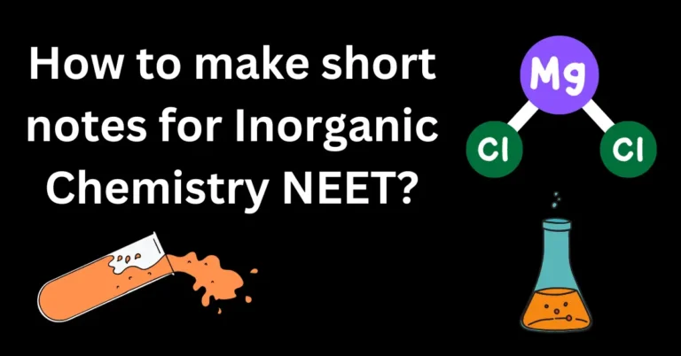 make short notes for Inorganic Chemistry NEET